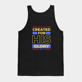 Created for his glory | Christian Tank Top